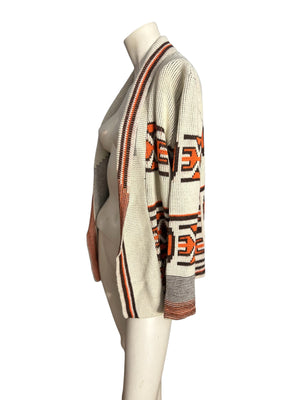 Vintage 70’s sweater brown & orange M L