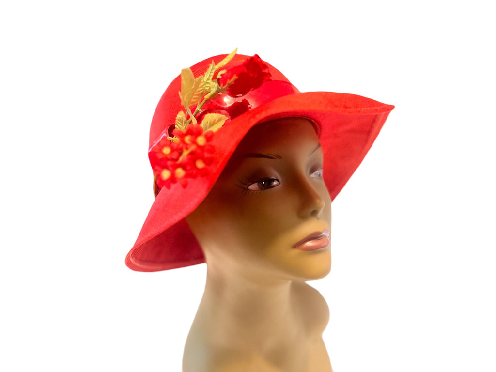 Vintage 60's red hat Kurt Jr by Tom Hann