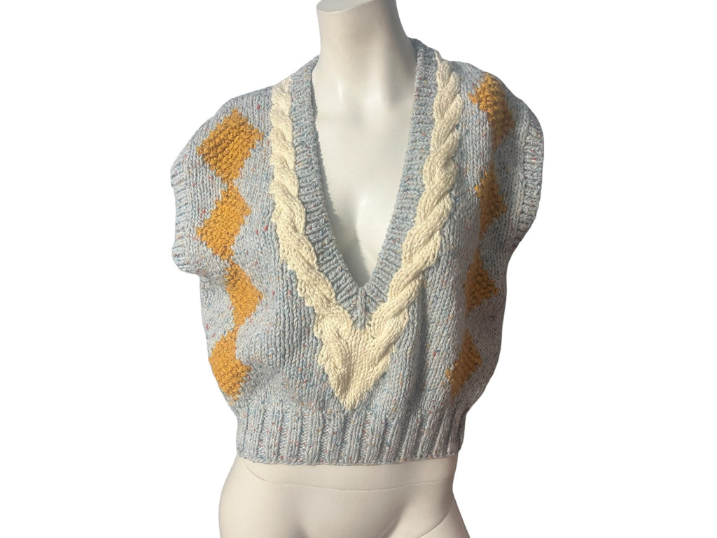 Vintage 80's sweater vest M Liz Claiborne