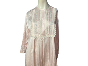 Vintage deadstock pink nightgown M Carole Hochman