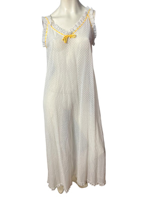 Vintage 60’s peignoir nightgown set M L