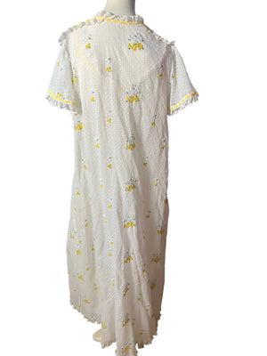 Vintage 60’s peignoir nightgown set M L