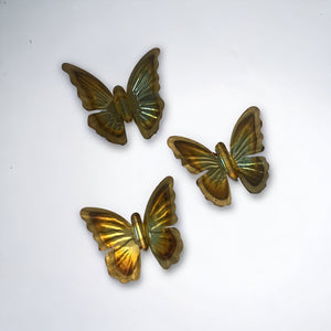 Vintage 70's butterfly metal wall art