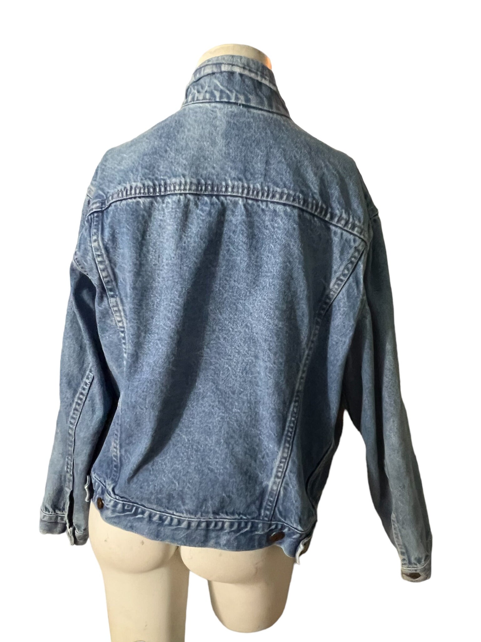 Vintage 80’s jean jacket Steel 42 L