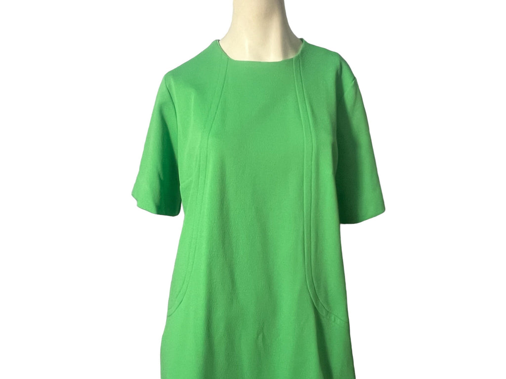 Vintage 70's green dress XL XXL Five Fashion