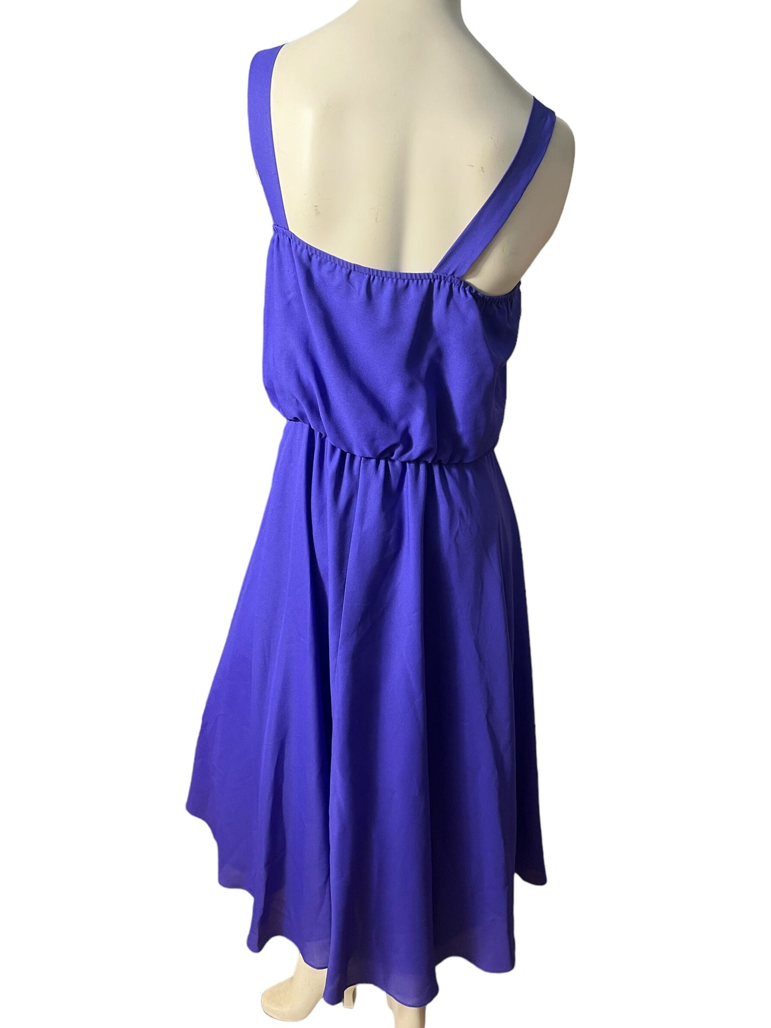 Vintage purple 80’s dress 10 M Nah Nah