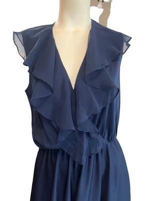 Vintage 70’s ruffle dress M Diamond Run