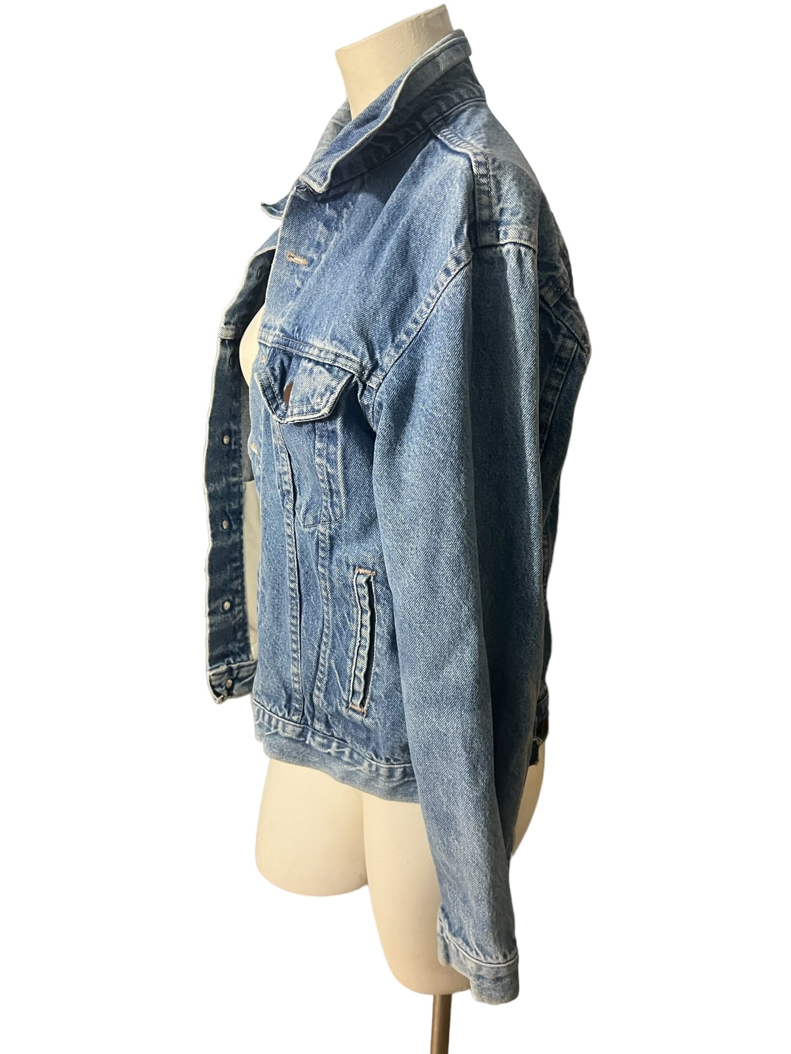 Vintage 80’s jean jacket Steel 42 L