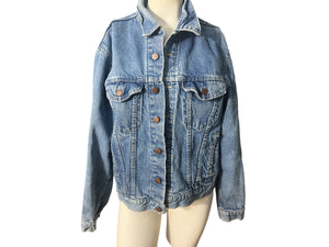 Vintage 80’s jean jacket Steel 42 L