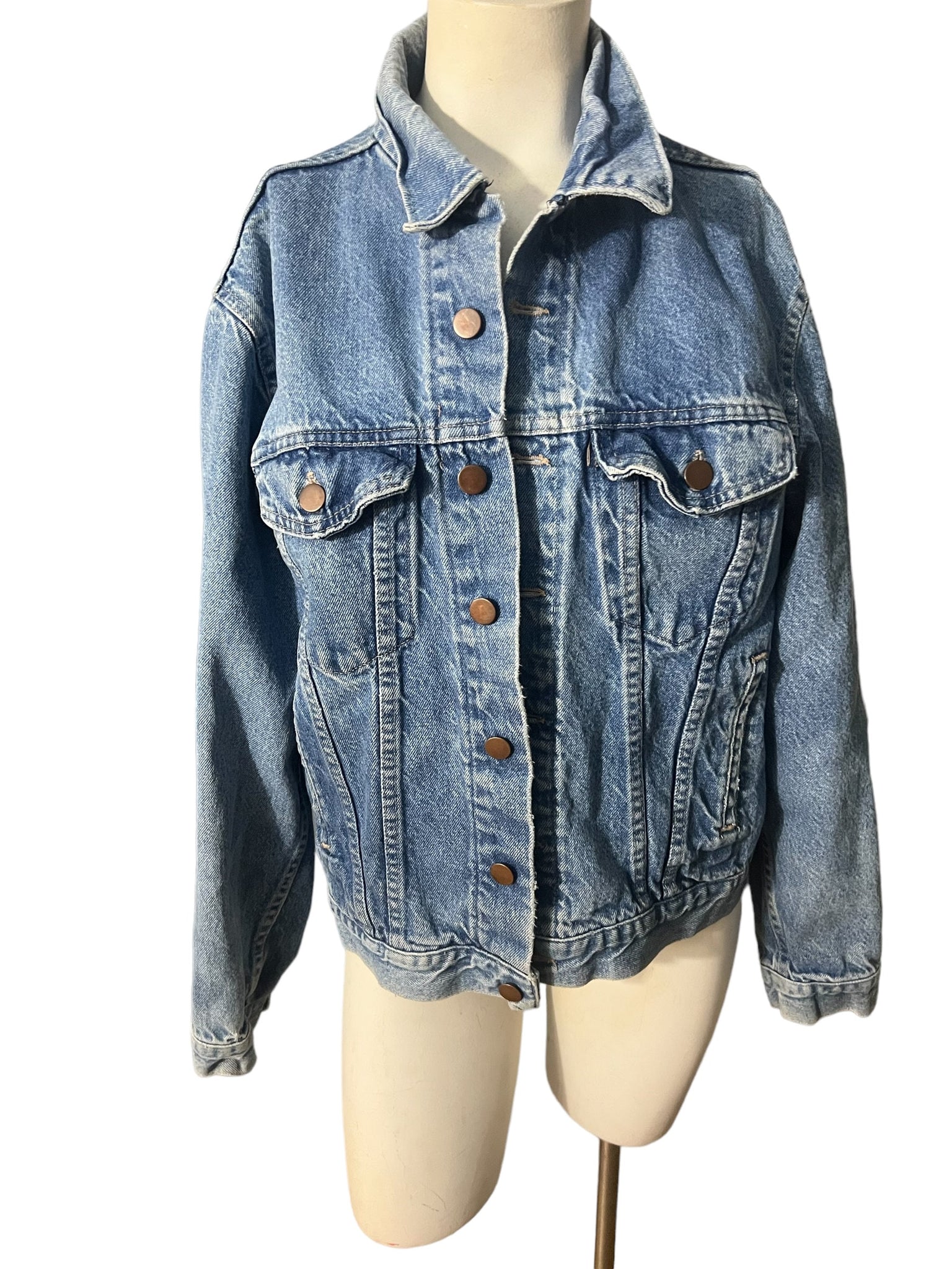 Vintage 80’s jean jacket Steel 42 L