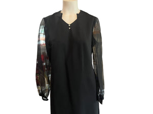 Vintage 70’s black dress M Puritan Forever Young