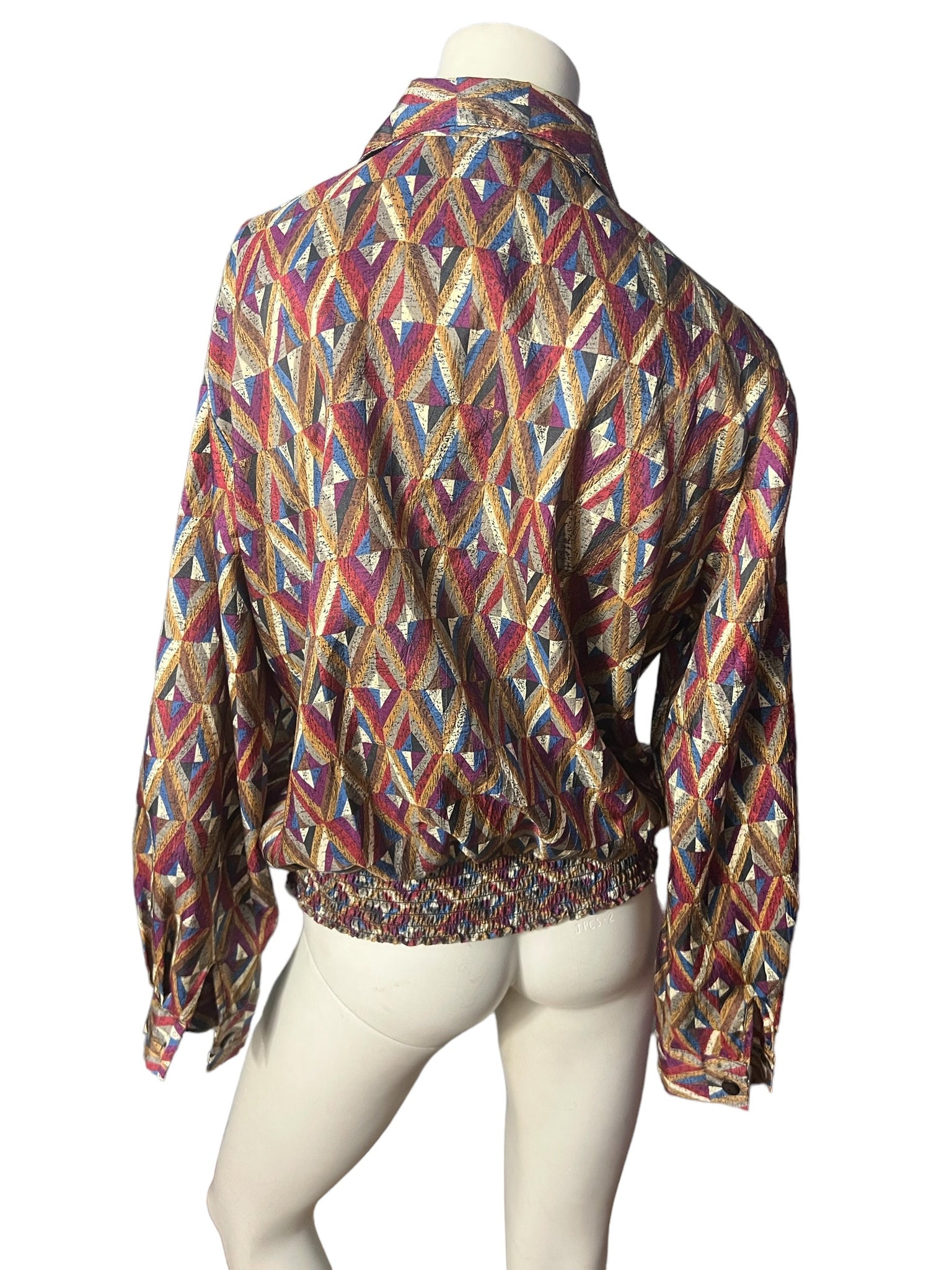 Vintage 80's Lauren Lee blouse shirt M 10