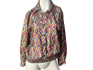 Vintage 80's Lauren Lee blouse shirt M 10