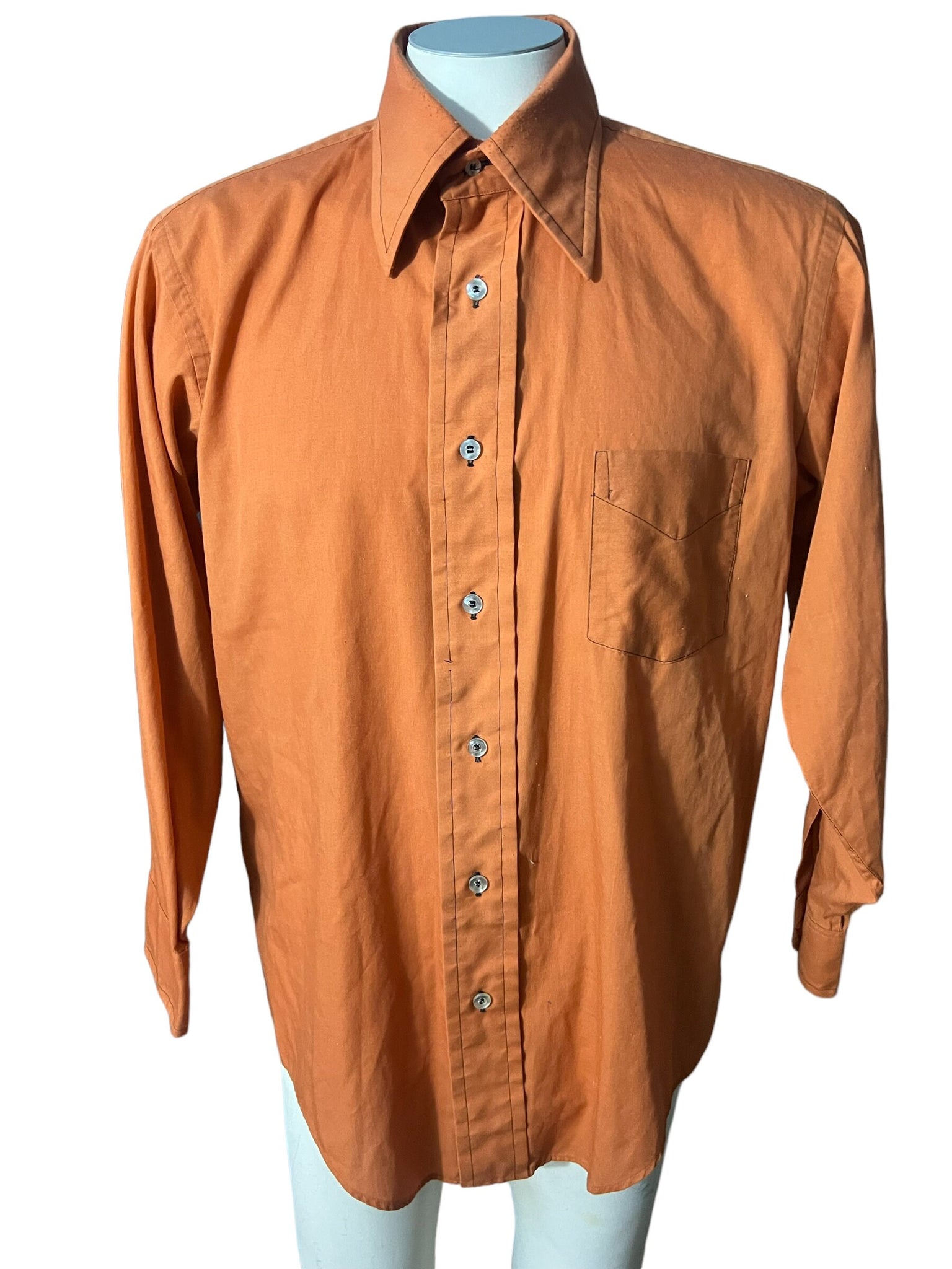 Vintage 70's rust shirt Enro L