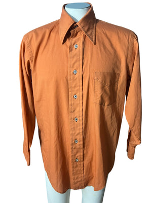 Vintage 70's rust shirt Enro L