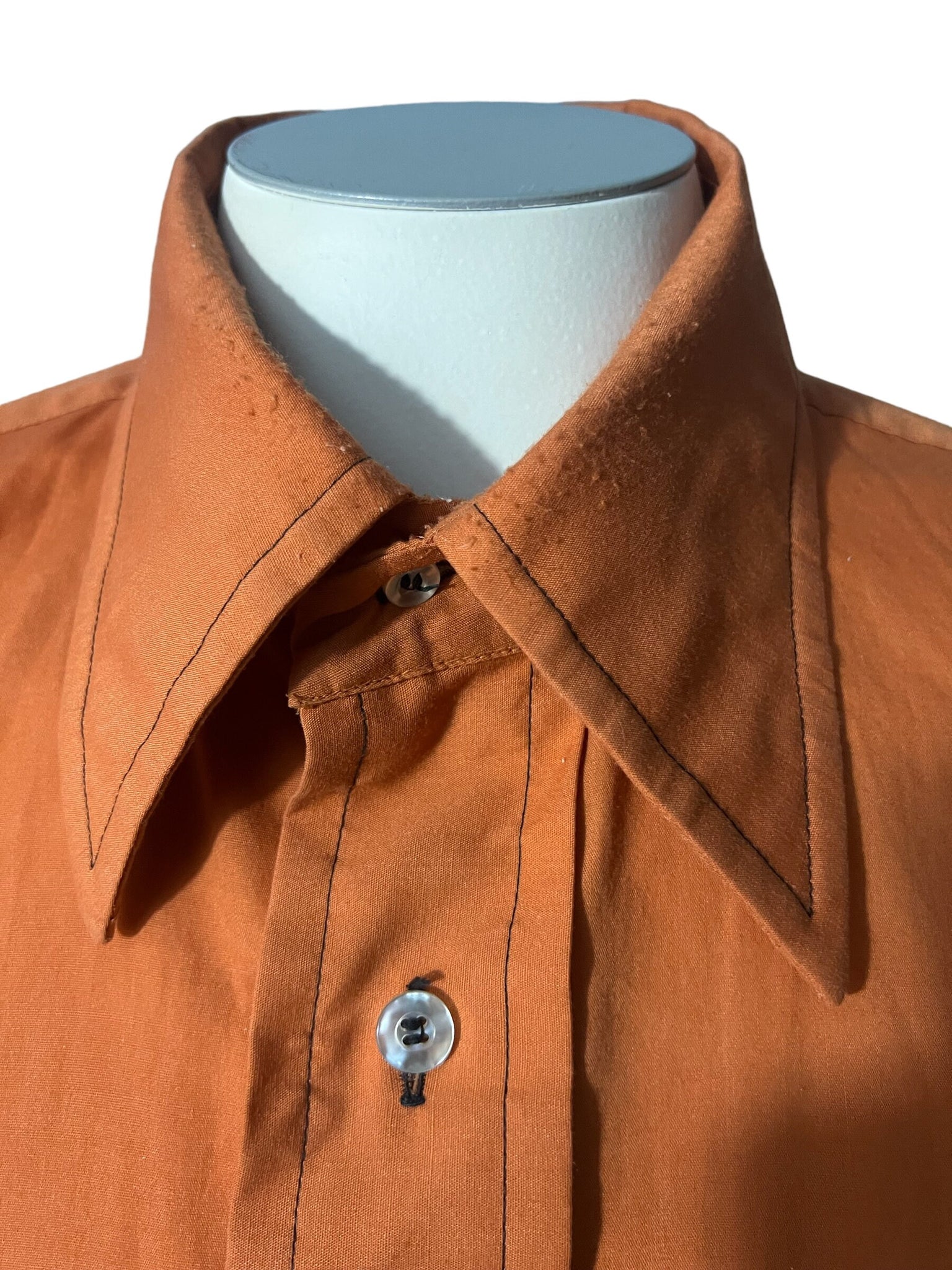 Vintage 70's rust shirt Enro L