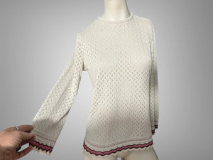 70’s knit top bell sleeves M Kimberly