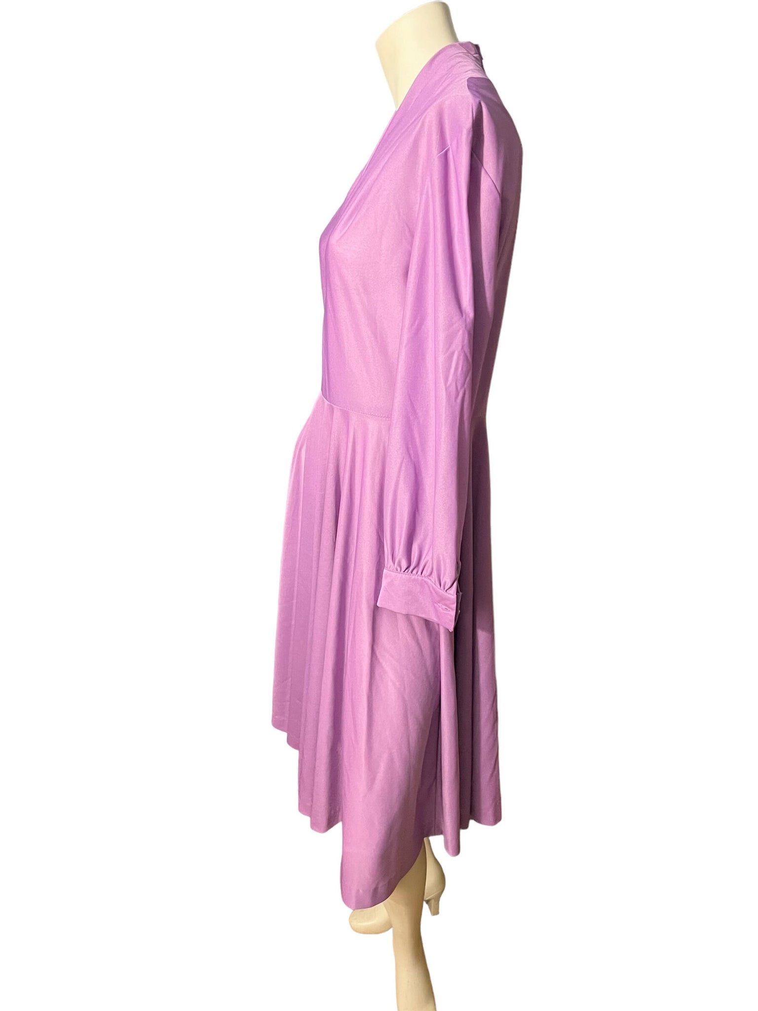 Vintage 70’s purple midi dress M L