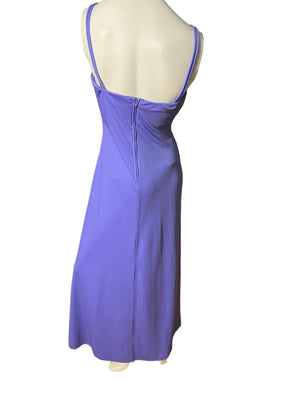 Vintage 70’s purple maxi dress Jack Hartley L