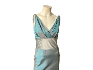 Vintage 60’s blue formal dress S Jim Hjelm