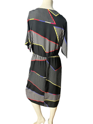 Vintage 80’s dress black mod Patra M