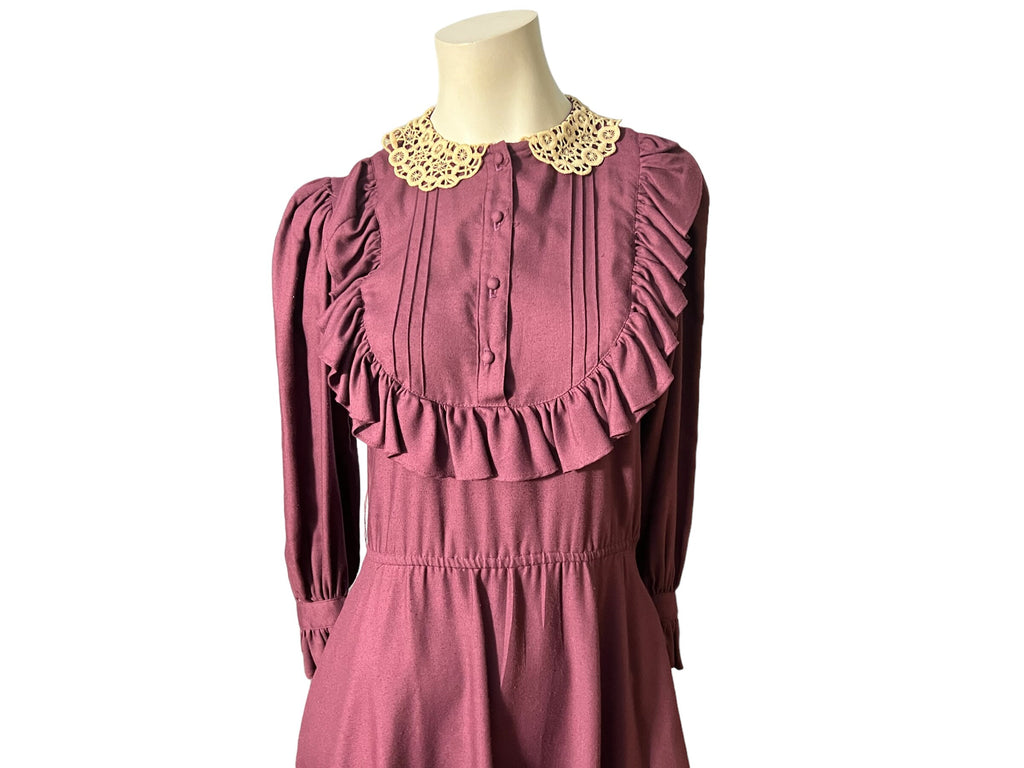 Vintage 70’s purple prairie dress 5/6 Kardessa