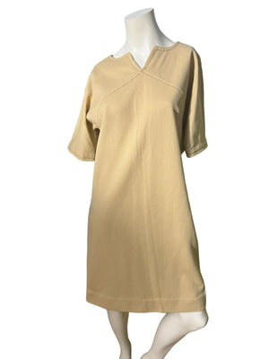 Vintage volup 70’s tan dress L XL