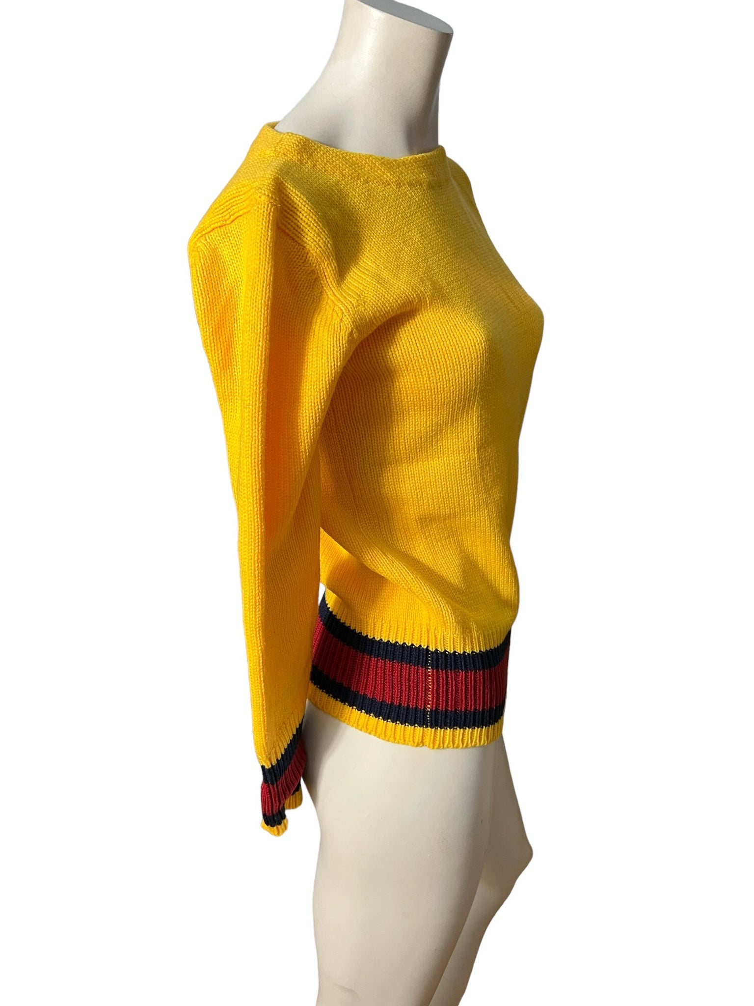 Vintage 70's yellow sweater M Pronto