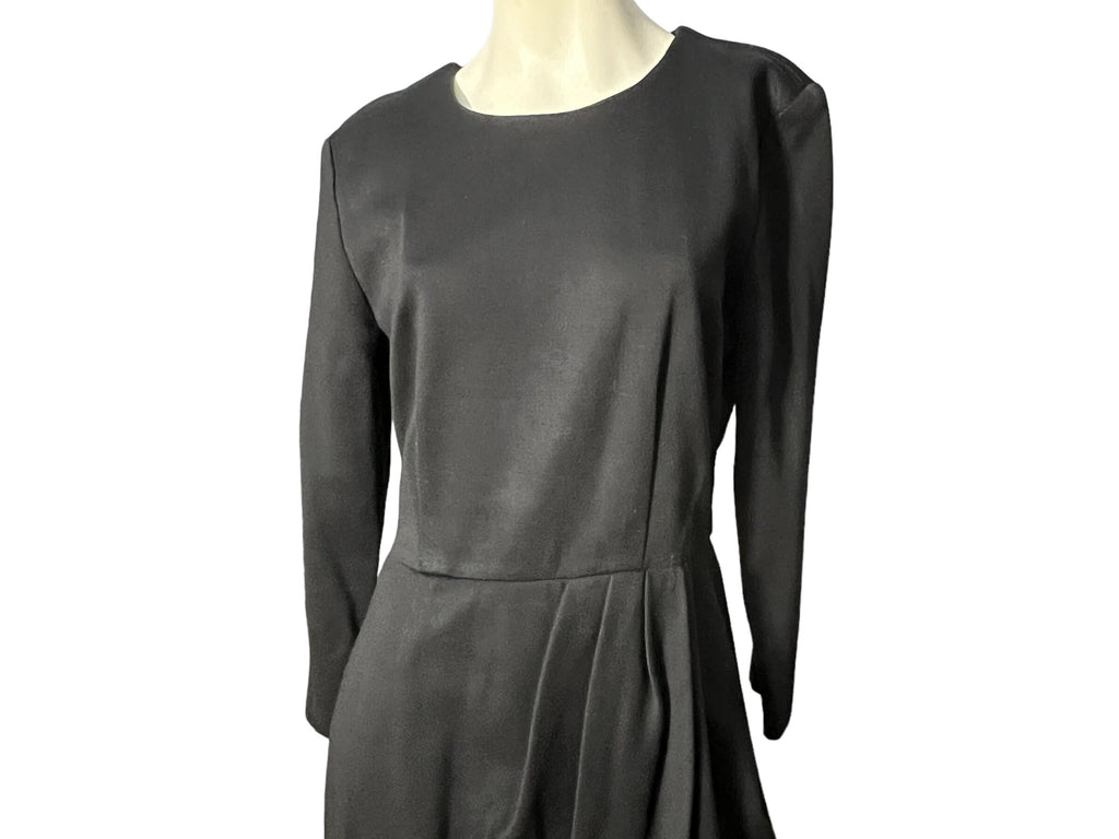 Vintage 80's black dress L 14P My Michelle