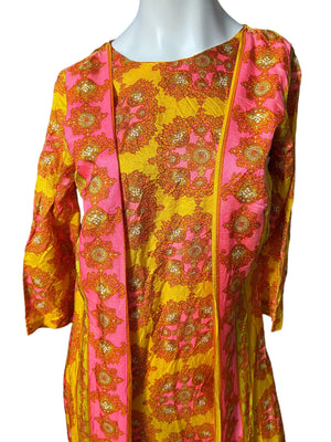 Vintage 60’s paisley tunic dress M Linda