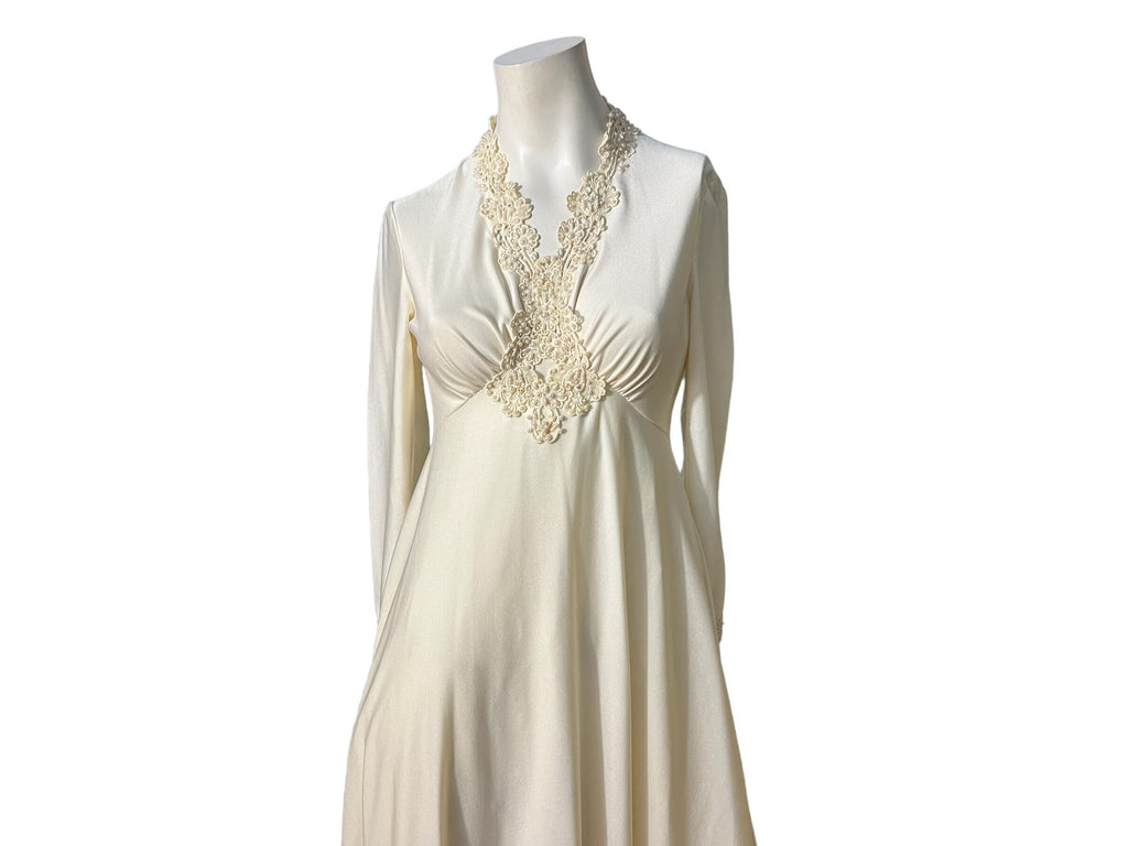 Vintage 70’s wedding dress M