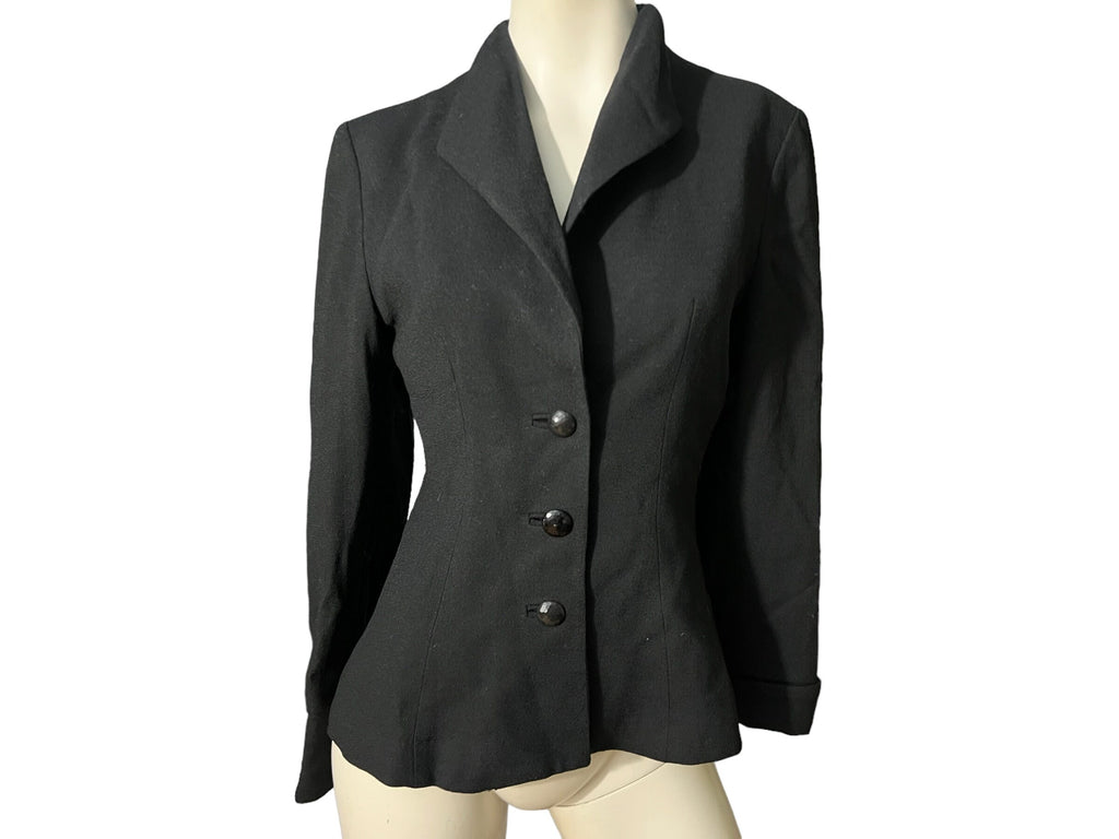 Vintage Lilli Ann black blazer M