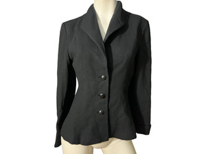 Vintage Lilli Ann black blazer M