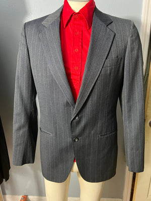 Vintage men's striped suit 40 R