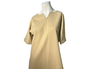 Vintage volup 70’s tan dress L XL