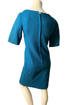 Vintage 60's blue woven dress M