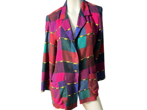 Vintage 80's blazer jacket M L