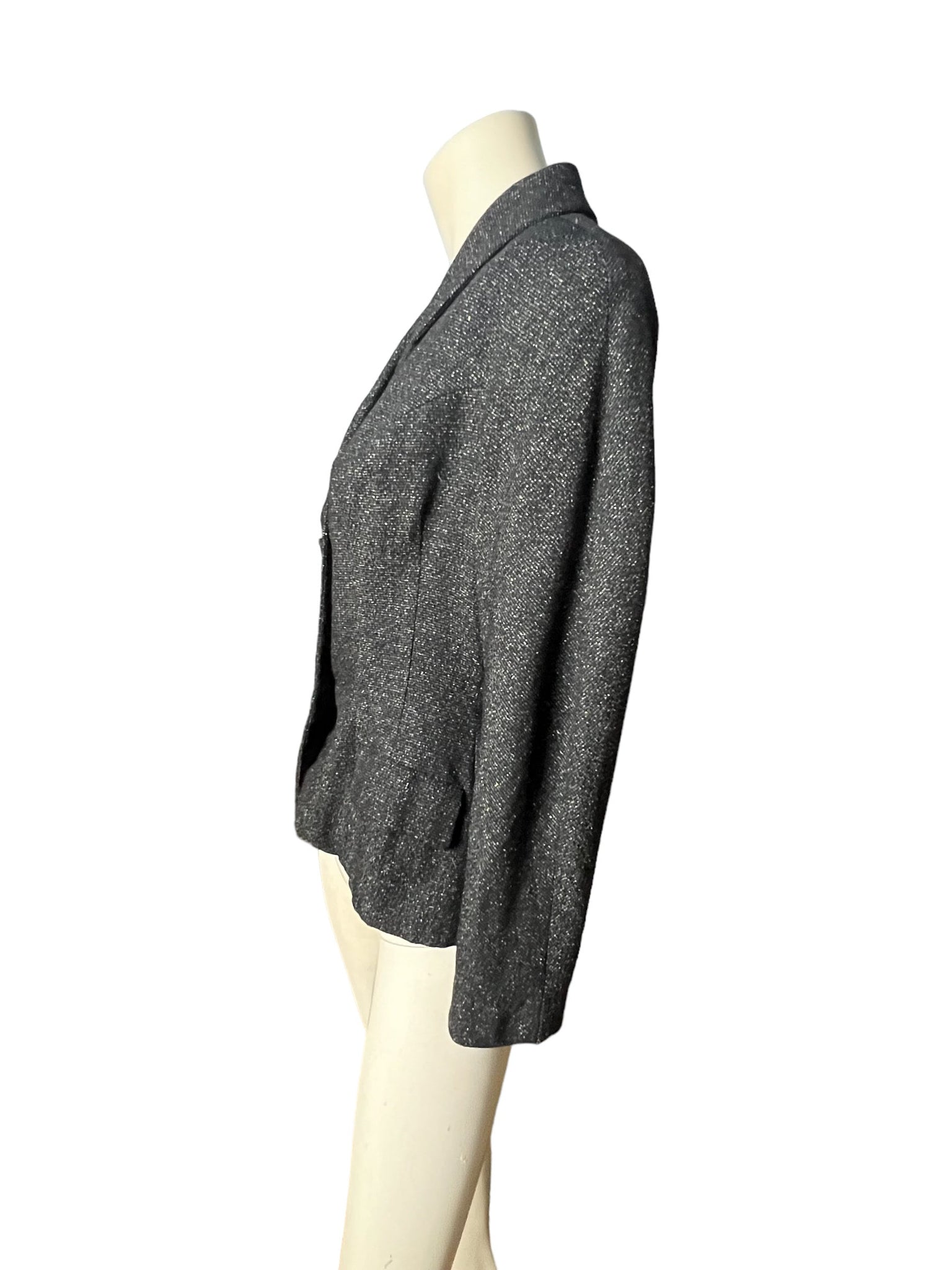 Vintage 50’s jacket gray & black M