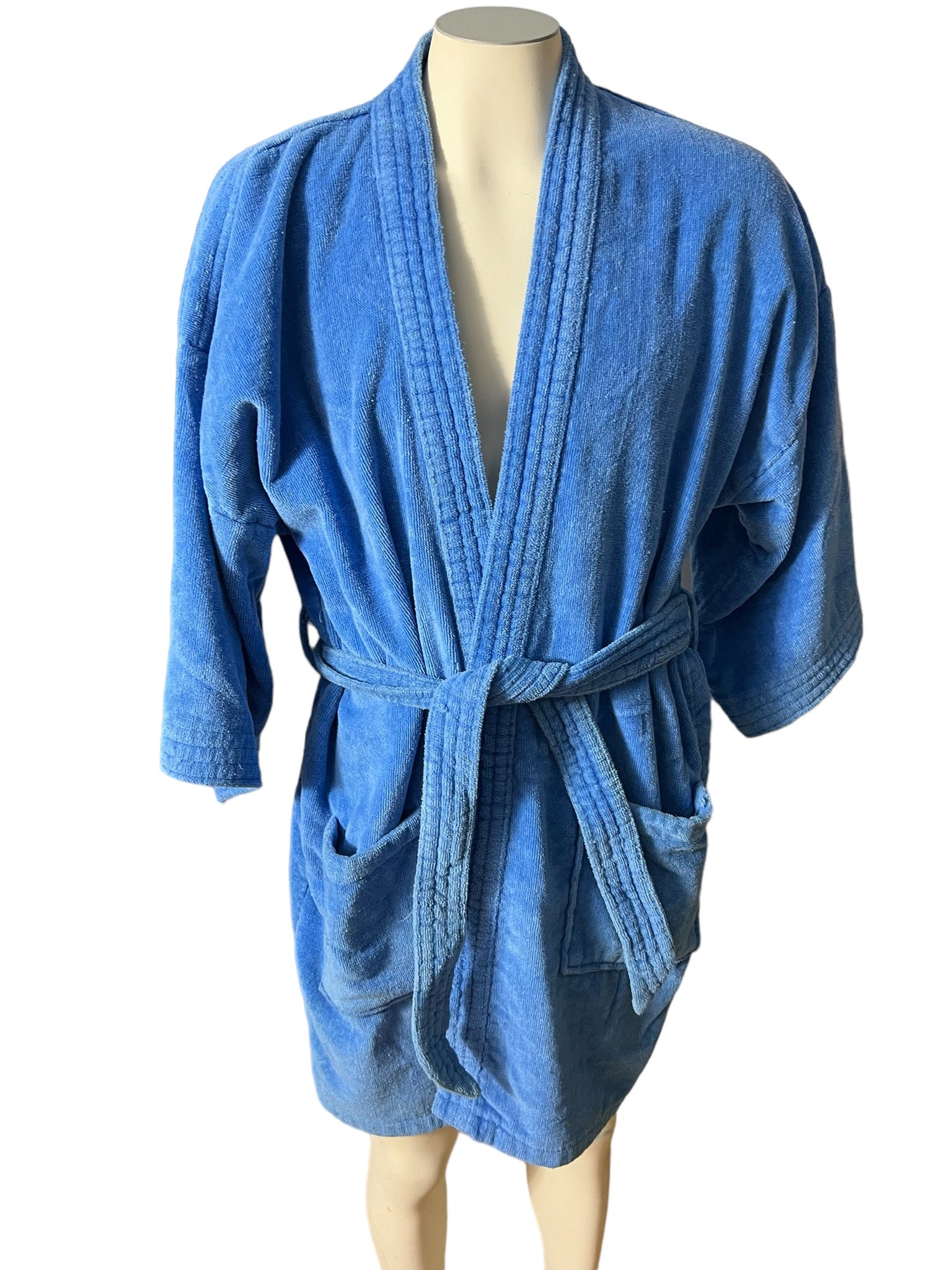 Vintage men's blue robe Martex one size