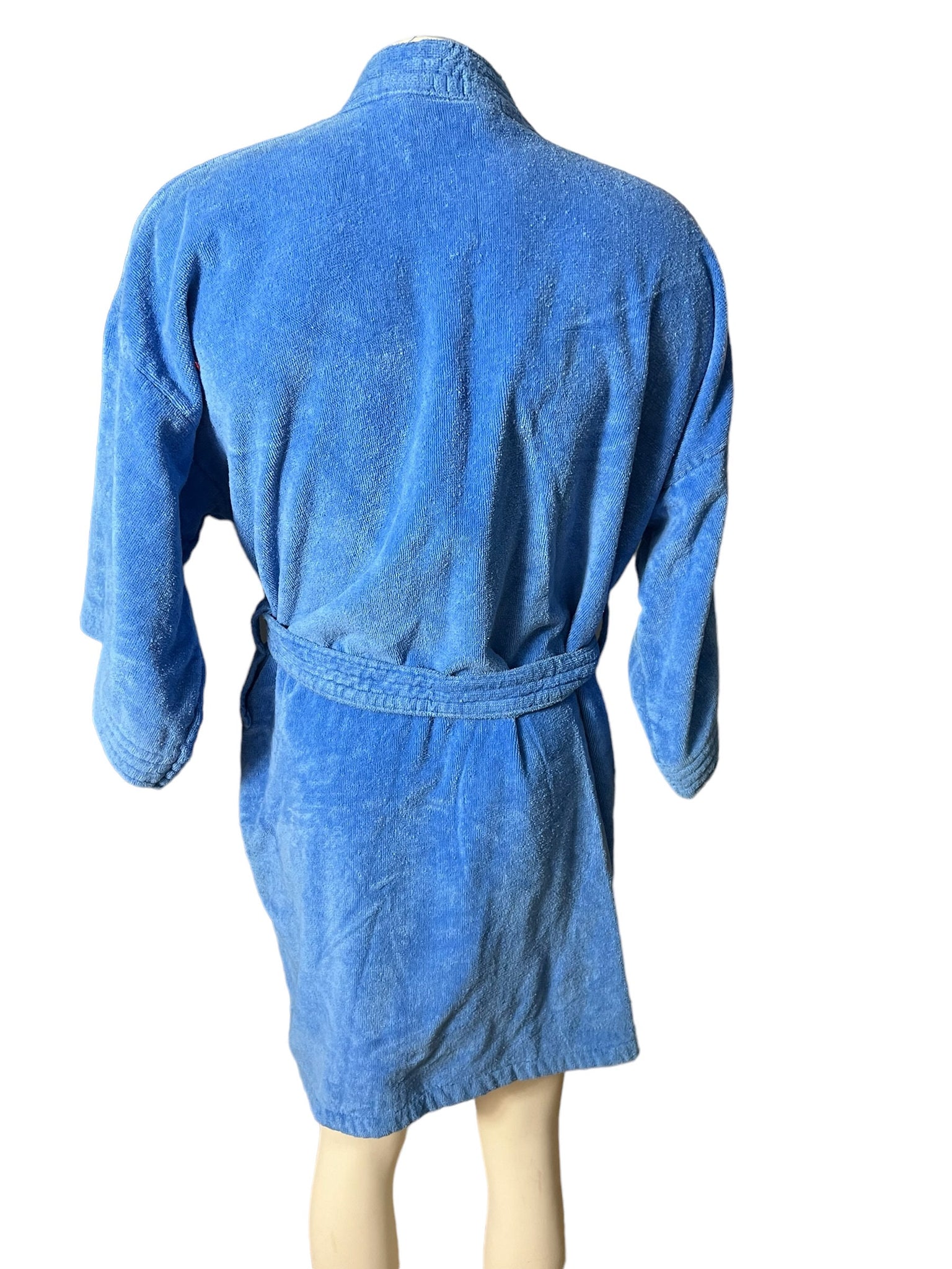 Vintage men's blue robe Martex one size