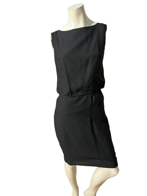 Vintage black 60's dress M The Pixie