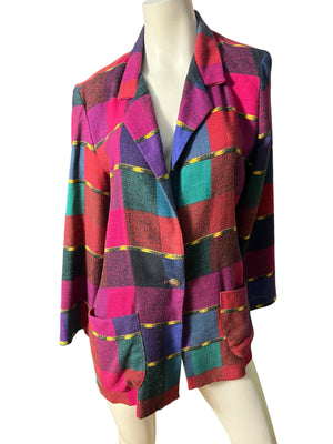 Vintage 80's blazer jacket M L