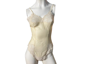 Vintage beige teddy lingerie S Lady Lynne