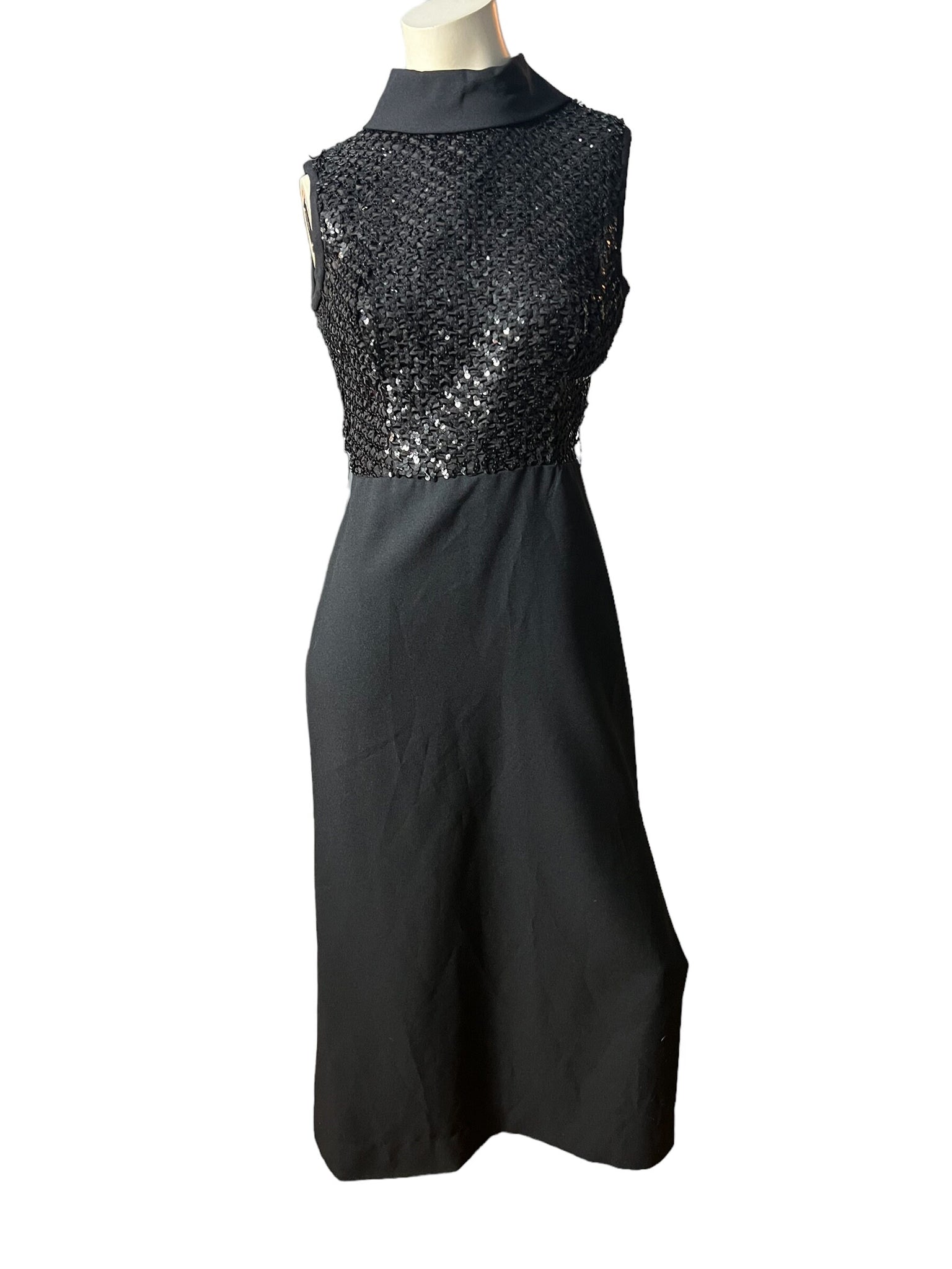 Vintage 70's sequin maxi dress M Ala Mode