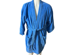 Vintage men's blue robe Martex one size