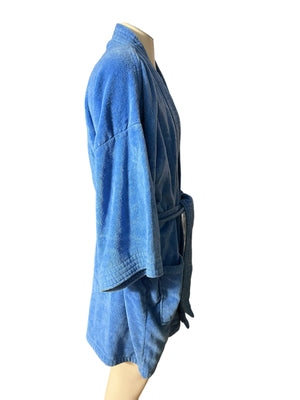 Vintage men's blue robe Martex one size