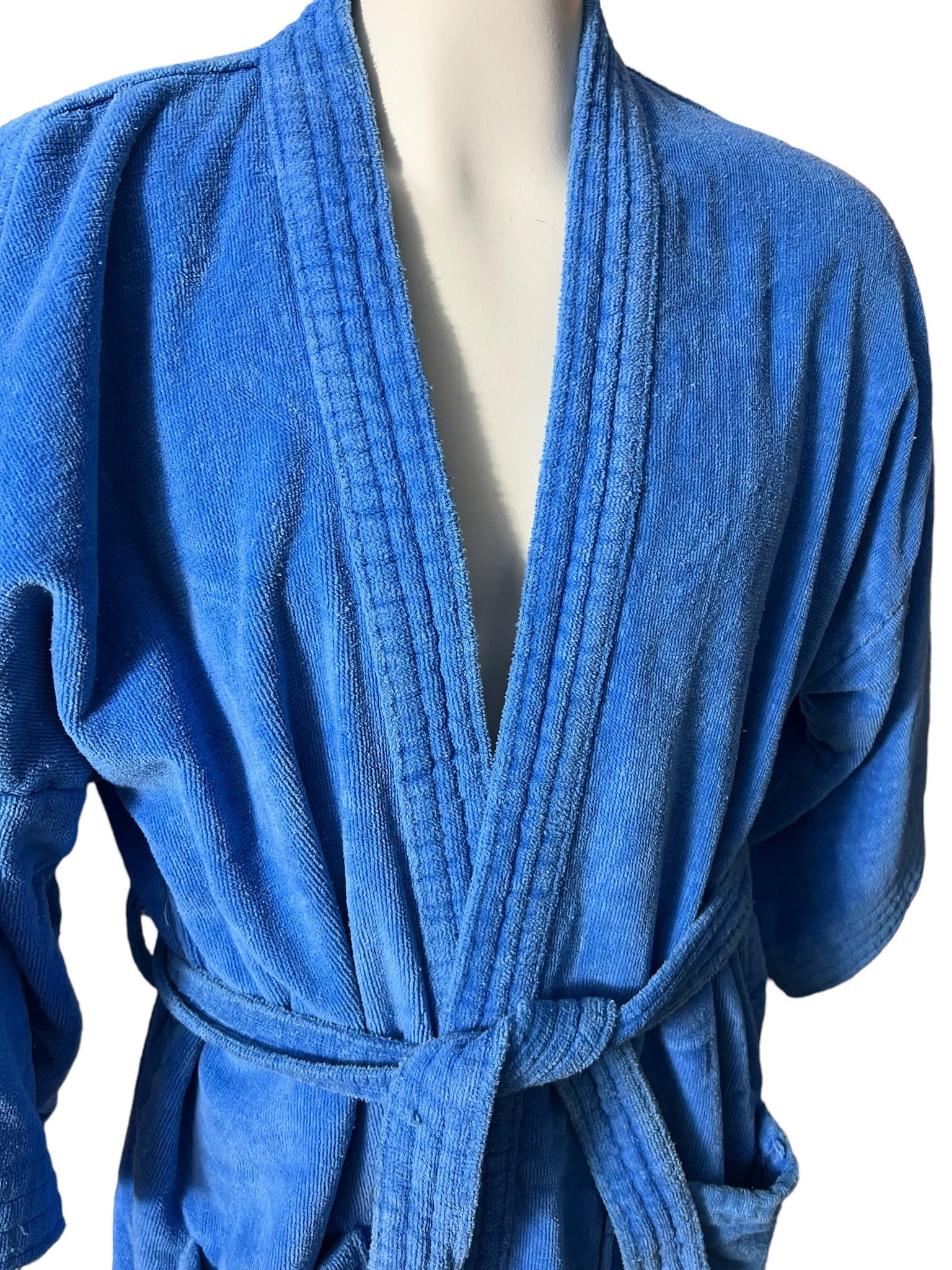 Vintage men's blue robe Martex one size