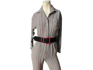 Vintage 80's plaid jumpsuit S Miss California