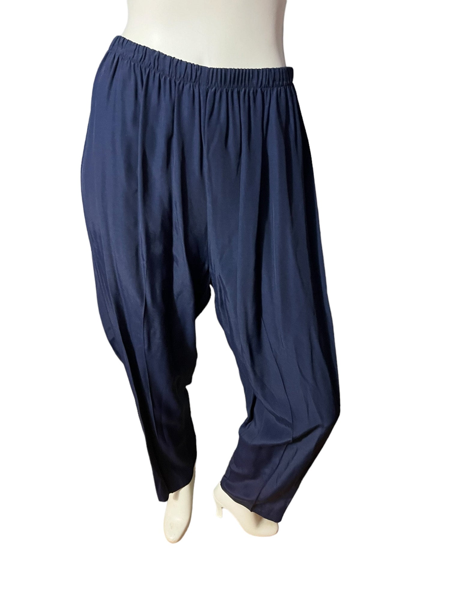 Vintage 80's blue pant suit 14 Tori Alexander