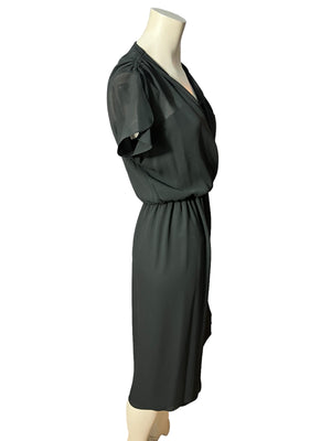 Vintage 70's black sheer dress Niki M
